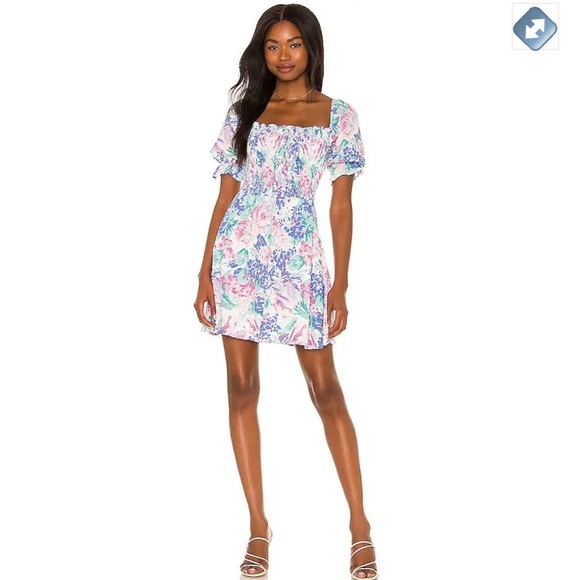 FAITHFULL THE BRAND Beldhi Dress in Purple,Pink. - size XS - Picture 1 of 5